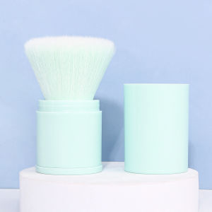 1 Cọ Trang Điểm Mini Có Thể Thu Vào Dạng Cọ Má Hồng Chất Liệu Sợi Nylon Mềm Mại Dùng Được Cho Kem Nền Phấn Phủ Đa Chức Năng