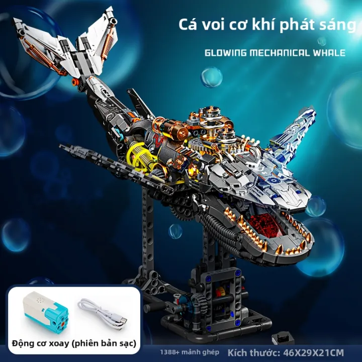 MEIJIJIMU | Mô Hình Đồ Chơi Lắp Ráp Cá Voi Cơ Khí Mã Hóa | BigBuy360 - bigbuy360.vn MEIJIJIMU | Mô Hình Đồ Chơi Lắp Ráp Cá Voi Cơ Khí Mã Hóa | BigBuy360 - bigbuy360.vn