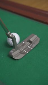 Mo Eyes Premium Putter Golf Silver Milled Limited Solid + Headcover