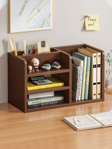 Multi-Level Desk Bookshelf Storage Organizer