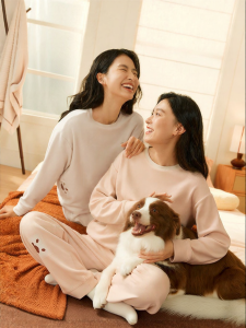 Purcotton | Thickened Warm Fluffy Home Wear Set