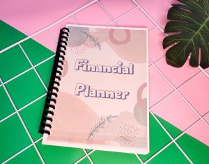 Agenda Keuangan Financial Planner Budgeting Keuangan Catatan Harian Notes Binder Loose Leaf Notepad Notebook Dompet Pemisah Uang Saving Jar