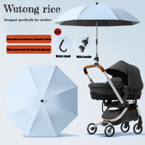 Baby Stroller Sunshade Baby Tricycle Universal Hand Push Childrens Stroller Umbrella Childrens Walking Tools Sun Protection