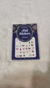 Groovi Beauty Christmas Nail Stickers 42 Pieces: Festive and Easy-to-Apply Holiday Designs