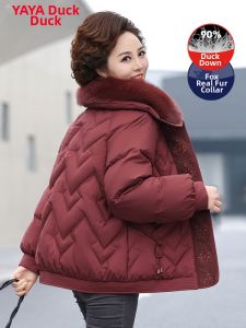 Thickened Short Womens Winter Coat with Fur Collar Warm