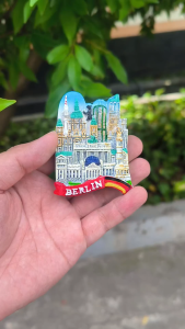 Fridge Tempelan Magnet Kulkas Souvenir Negara Germany Deutschland Jerman Berlin 174