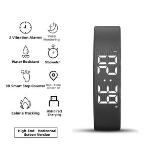 Hrito | Silent Vibration Alarm Intelligent Sports Bracelet