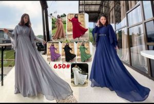 Dress muslimah Full ceruti 650