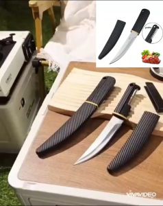 Pisau buah 2 in 1 pemotong dan pengupas pisau daging pisau jepang pisau multifungsi pisau kupas pisau serut