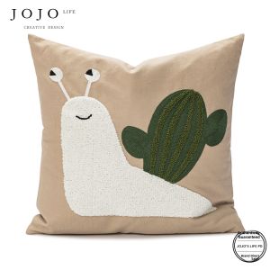 Jojos L. PD. Living Room Sofa Bed Sample Room Pillow Cover Heart Shaped U Type Pillow for Office And Home Polyester Material