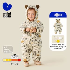 MINI BALA | 3-Cut Proof Winter Baby Down Romper