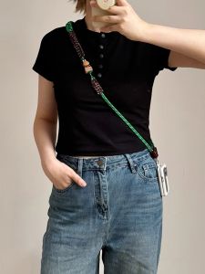 Original BoboMai Handwoven Durable Outdoor Mobile Phone Lanyard Creative Gift Long Rope Crossbody Strap for All Occasions