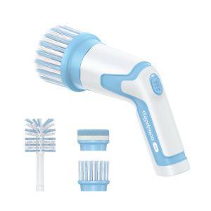 Goodpapa nhỏ gọn mới điện cầm tay bàn chải làm sạch để làm sạch bếp bát và ly không thấm nước mô-men xoắn cao đa đầu bàn chải