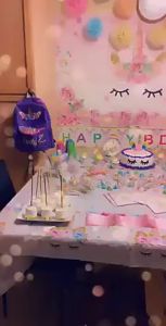 Unicorn Party Supplies Set Disposable Paper Plates Cups and Napkins Perfect for Birthday Parties Girl Baby Shower Decorations