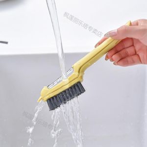 Detachable Cucumber Peeler Knife Easy Grip with Protective Hand Brush Two in One Kitchen Tool for Cooking Fruit Peeler
