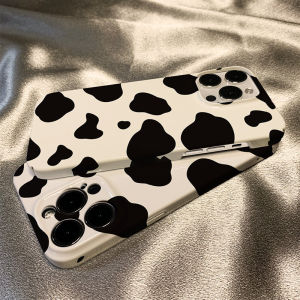 Korean Japanese Style Cow Pattern Full Cover Anti-Fall Phone Case for  15 pro Max 16 pro Max 17 pro Customizable Eco-Friendly