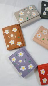 KAHASIL Dompet Lipat Wanita Pendek Mini Kecil Bahan Kulit PU Leather KHDP40