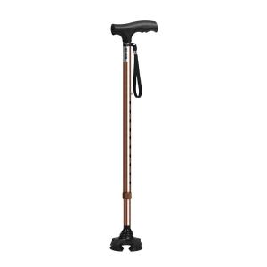 LEZHONGFU | Light Portable Adjustable Stable Slip-Resistant Four-Footed Cane