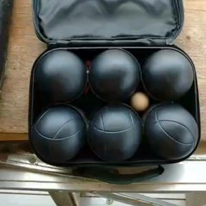 เปตอง ลูกดำ ชุด 6 ลูก เลือกลายได้ เปตองสีดำ  เกมเปตอง ลูกเปตอง เปตอง6ลูก พร้อมลูกแกน ลูกเป้า