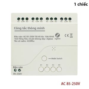 Cổng Zigbee 1/2/4 Kênh 3.0 Công Tắc Thông Minh 12V 24V AC/DC Điều Khiển Từ Xa RF 433 Mô-đun Rơ-le 10A Hoạt Động Với Tuya Cho Tự Động Hóa Nhà Cửa