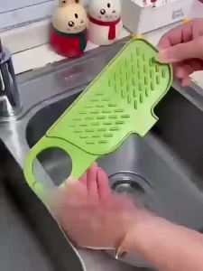 Convenient Silicone Countertop Protector Faucet Absorbent Pad Drip Catcher Mat Faucet Absorbent Mat Sink Splash Guard
