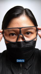 Safety Jogger YALA CLEAR Safety Glasses Extra Large UV Protection Impact-F ANSI Z87.1 EN ISO 16321