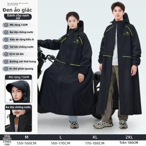 KeyRu | Áo Mưa Khoác Gió Chống Thấm Nước Cho Nữ Toàn Thân