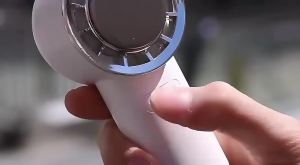 Quạt cầm tay mini quạt làm mát không khí lạnh quạt turbo không cánh có thể sạc lại hỗ trợ điện thoại