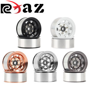 RCXAZ 1.55 Metal Beadlock Wheel Rim Wheel Hub for 1/10 RC Crawler Car Axial Yeti Jr UTB18 RC4WD D90 TF2 Tamiya CC01 LC70 MST