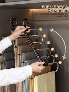 youqin | Foldable Multi-layer Non-scratch Anti-slip Trousers Hanger