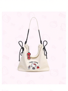 TOUTOU | Laid-back Style Canvas Tote Bag Large Capacity