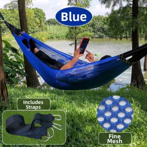 HUILUN | Outdoor and Indoor Relaxing Tree Hammock with Strong Nylon Net