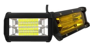 Lampu Tembak Sorot Motor Mobil LED Bar Cree CWL 24 Mata 2 Susun Motor Mobil 72 Watt - W24