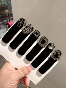 Korean Style Velvet Sparkling Diamond BB Clip Autumn Winter New Fashion Hair Accessories Side Clip Hairpins Headwear