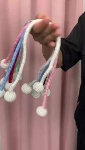 🔥Wishwa👍 Simple Curtain Pearl Magnetic Buckle Versatile Free Punching Living Room Curtain Tie Rope Buckle
