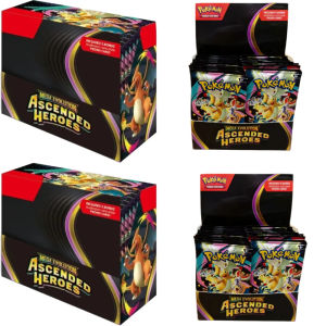 Bandai | 2026 NEW Pokemon Card MEGA EVOLUTION Phantasmal Flames Game Cartoon Booster Battle Transaction Card Collection Card Gift Toy