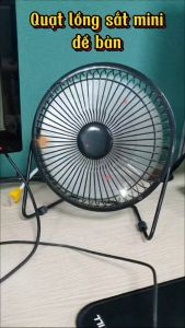 (MIỄN SHIP TOÀN QUỐC) Quạt Lồng Sắt 4 Cánh Nguồn Usb MẪU 2024