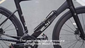 West Biking | WEST BIKING Portable Bicycle Pump 160PSI High Pressure Tire Inflator For Schrader/Presta Valve MTB Road Bike Pump Accessories
