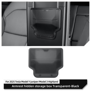 for Tesla Model Y Juniper/Launch 2025 Car Armrest Box Hidden Storage Box Model 3 Highland 2024-2025 Center Console Storage Case