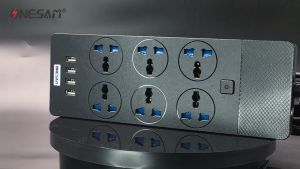 White Black 6 Way Gang 4USB Extension Power Socket International Universal 2M CABLE CORD British Standard Board Universal Hole 2m British Standard Wired Socket USB Power Strips UK 3pin PLUG Multiplug Socket Travel Wall with Usb with Switch Smart 插排插线板排插座