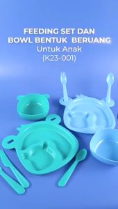 Perlengkapan Makan Set Anak Feeding Set Simple
