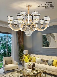 Aiskdan | French Style Chandelier Light Crystal