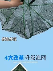 6/8/10/20 Holes Net for Fishing Tackle Folding Cage Crayfish Catcher Casting/Fish Network Crab/Crayfish/Shrimp/Smelt/Eels Traps