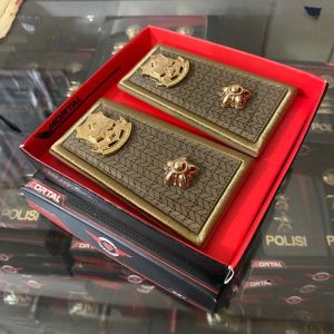 PANGKAT ASN GARUT GOLONGAN 3D LIST KHAKI - EXCLUSIVE