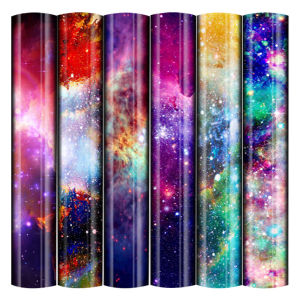 Tấm Chuyển Mực Galaxy Infusible Họa Tiết Không Gian Cho Các Dự Án Thăng Hoa DIY - Chất Liệu PET Cho Cốc Tumblers Móc Chìa Khóa Áo Phông & Túi