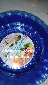 piring kristal/piring kristal bening/piring kristal plastik/piring kristal mewah