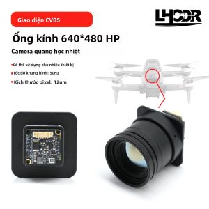 Ống Kính Chụp Ảnh Nhiệt 30mm 640x480 Pixel Drone 50Hz Cho Bộ Camera UAV Cánh Cố Định FPV Tương Thích Với Máy Bay CVBS CVBS