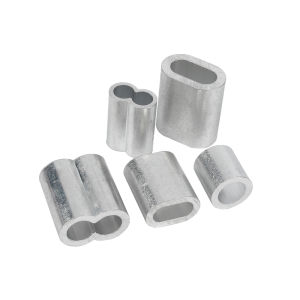 GUWANJI | Steel Wire Rope Clamp 8-Shape And Oval Aluminum Sleeve Single Hole And Double Hole