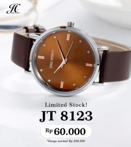 Jimshoney - Jam Tangan Wanita Kode 8123 Free Box