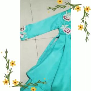 Dress Gamis Anak Premium Baju Muslim Anak Cewek Import Murah Gamis Anak Perempuan Import Murah Gamis Simply Embroidery Flower